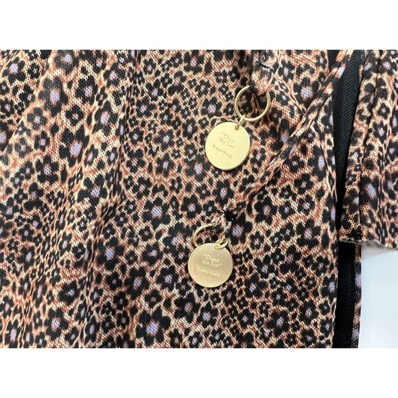 Kulani Kinis Long Sleeve Cut Out Dress in Kosmic Kat - Picture 5 of 7